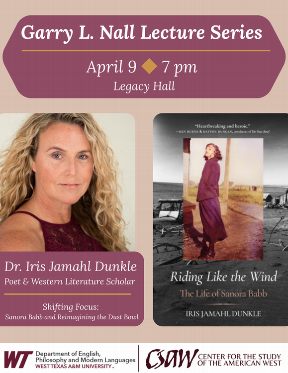 Iris Dunkle Nall Lecture Poster Spring 26